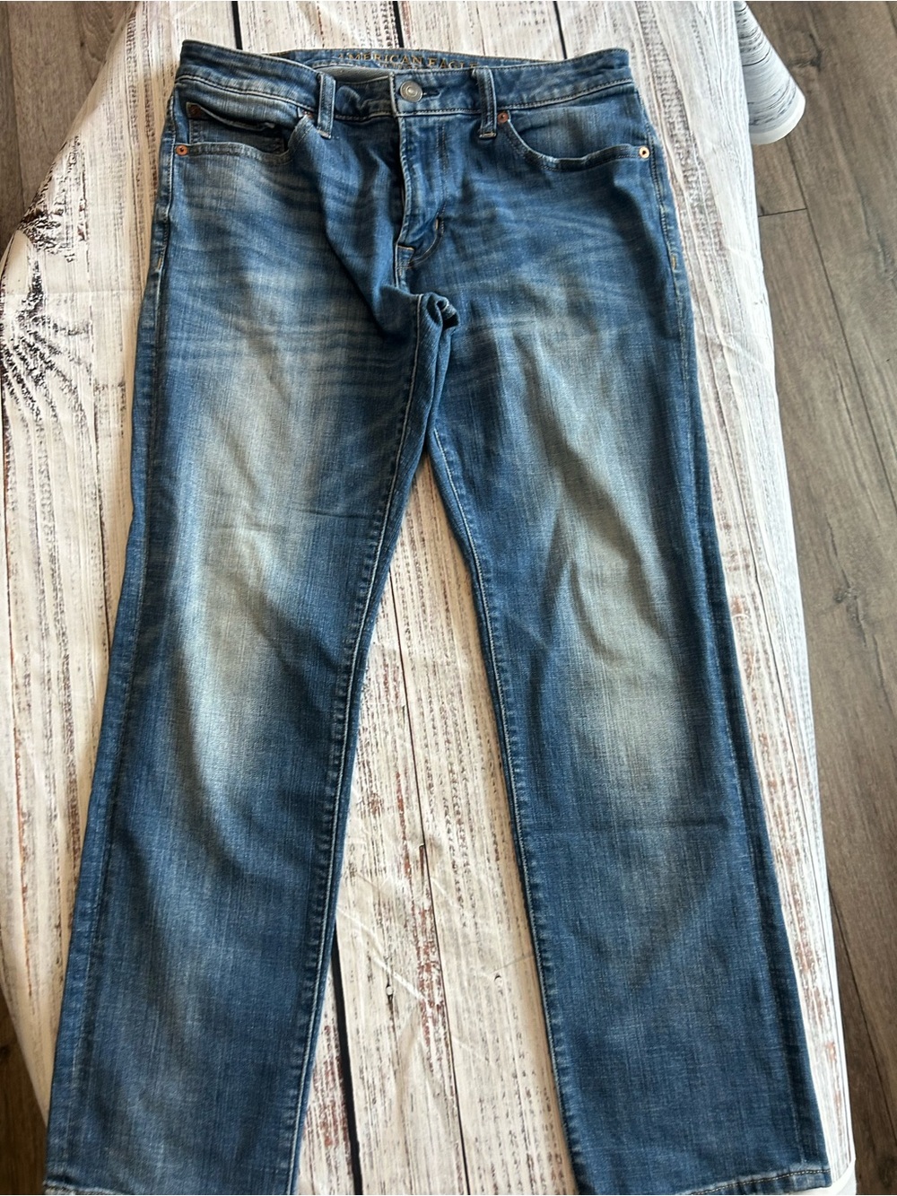 American Eagle Men's Extreme Flex Jeans 32x30 Blue Denim Excellent Condition EUC